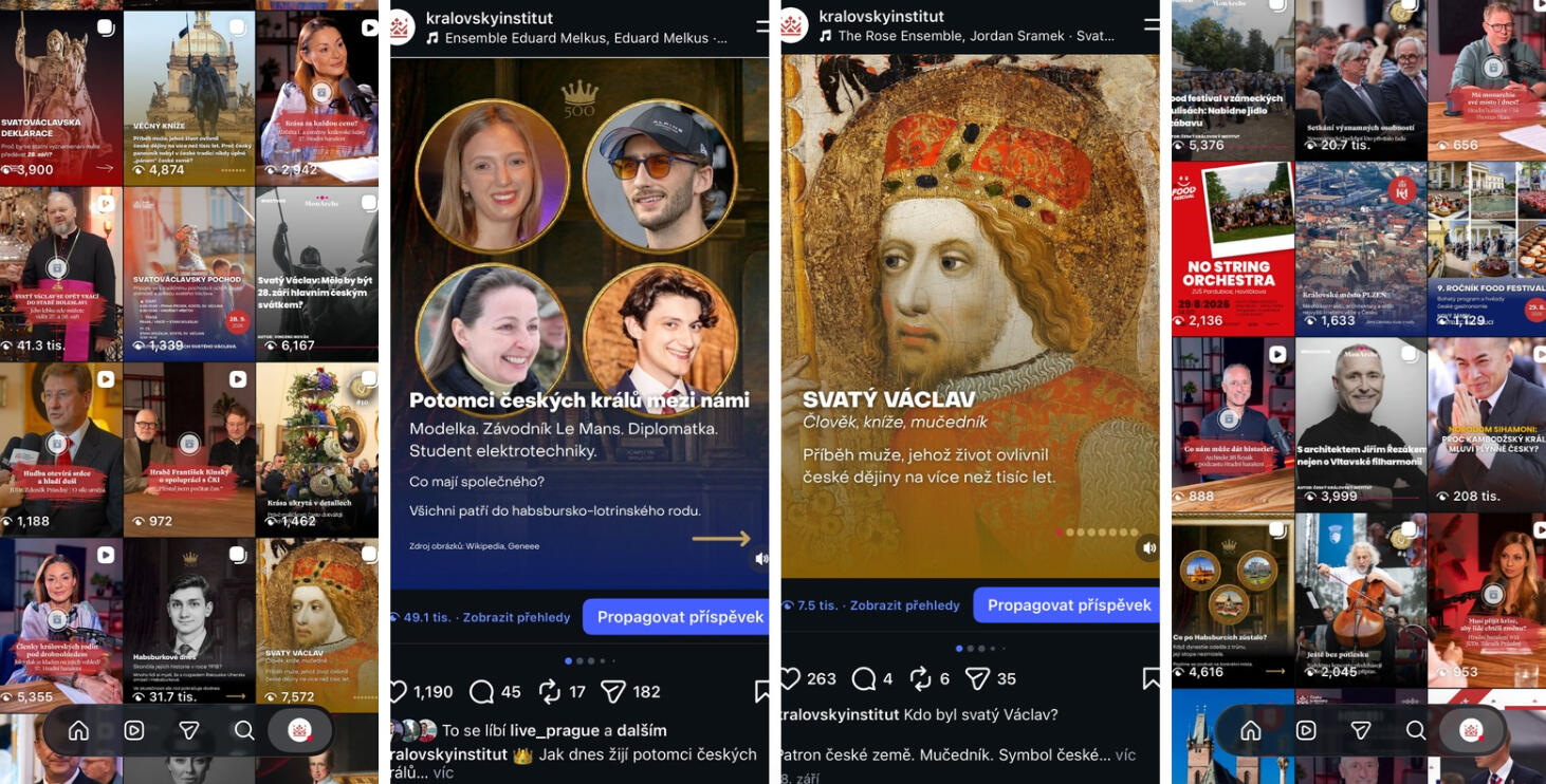 Ukázka z instagramového profilu ČKI. | Hynek Poul